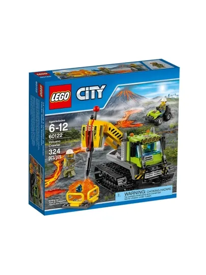 Конструктор LEGO City 60122 Вездеход исследователей вулканов, 324 детали
