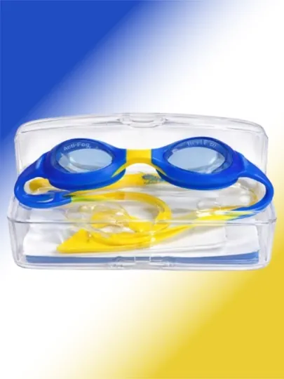Очки для плавания для детей — SPSHOP1-WATERGLASS-СИНИЙ