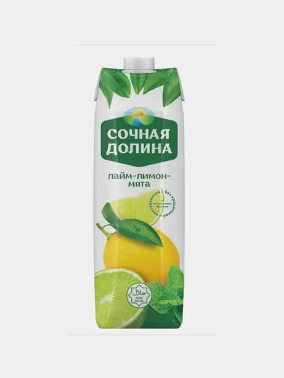 Сок Сочная Долина Лимон-лайм-мята, 1 л