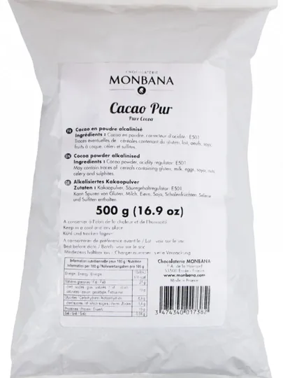 Какао MONBANA Cacao Pur, 500гр