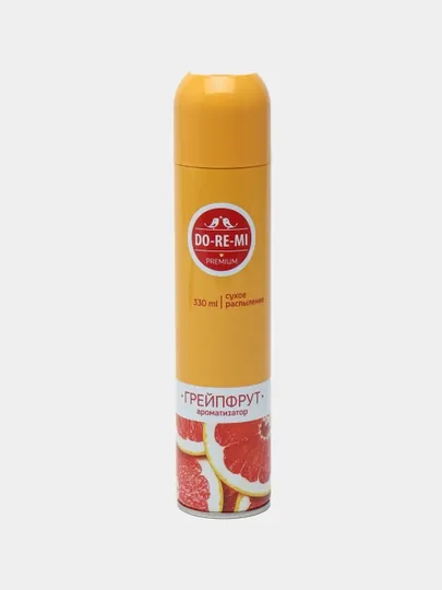 Освежитель воздуха Do-re-mi Premium Greypfrut fresh, сухое распыление, 330 мл