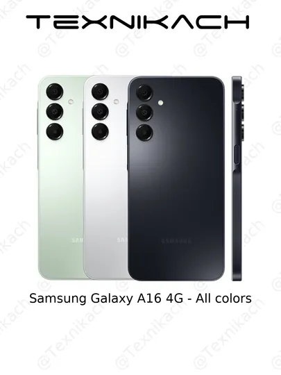 Смартфон Samsung Galaxy A16 4G 4/128Gb, Super AMOLED 90Гц, 50Мп, 5000мАч, IP54