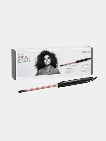 Щипцы для завивки волос BaByliss, диаметр 10 мм, для создания точных локонов, C449SDE