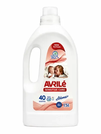 Гель для стирки Avrilé Sensitive Care для детского белья, 1,5 л, 40 стирок — ANA777-GEL0002