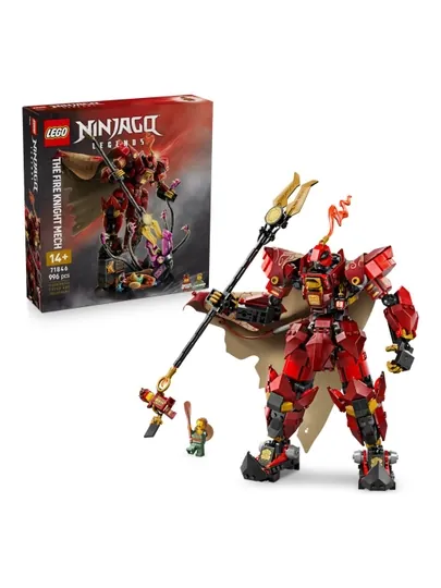 Конструктор LEGO Ninjago 71846 Робот «Огненный рыцарь», 996 деталей