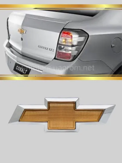 Эмблема для автомобилей Chevrolet, никелевая, передняя и задняя