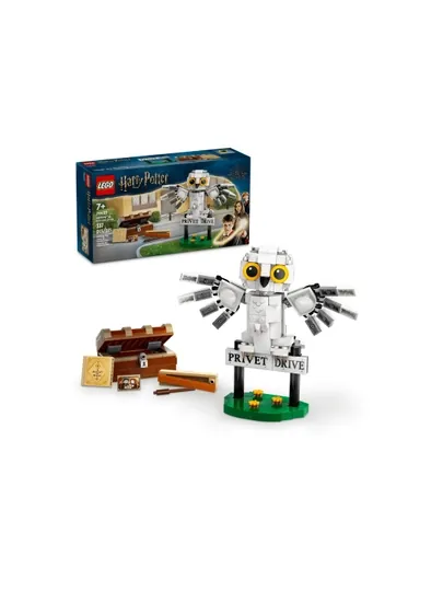 Конструктор LEGO Harry Potter Хедвиг на Тисовой улице, дом 4 76425, 337 деталей