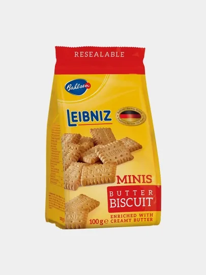 Печенье ''Leibniz Minis Butter Biscuits'', сливочное, 100 г