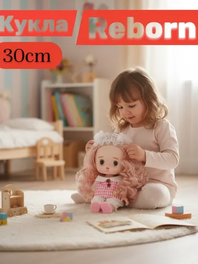 Кукла Reborn, с музыкальной функцией, 32 см