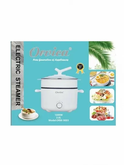 Электрический казан-пароварка Orvica ORM-9003 мощностью 1000 Вт и объемом 2 литра