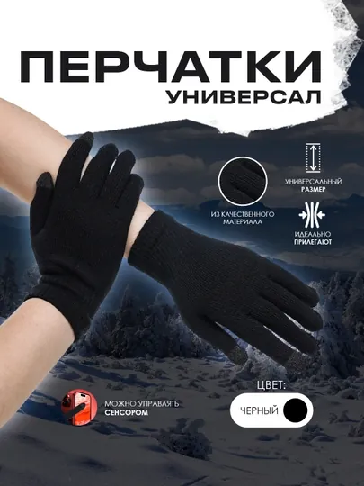 Зимние перчатки, для сенсорных экранов