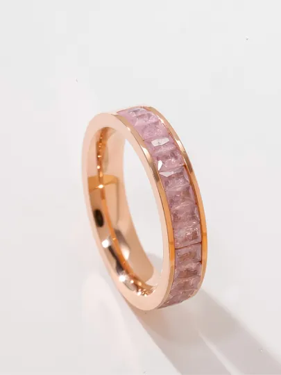 Для женщин и девушек, изящное кольцо в стиле "Cartier" — BEBI-KARTIE-РОЗОВ-16