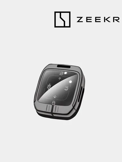 Карбоновый чехол для автомобильного пульта для ZEEKR, из металла и силикона