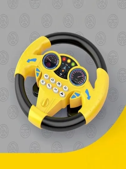 Руль детский музыкальный на присоске, игрушечный руль, детская игрушка
