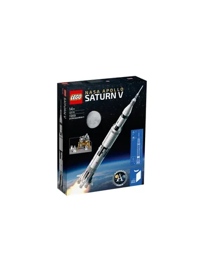 Конструктор LEGO Ideas 92176 Ракетно-космическая система NASA Сатурн-5, 1969 деталей