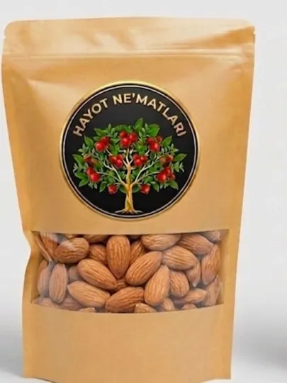 "Hayot Ne'matlari"Жареный миндаль — Энергия природы в каждой порции 200g