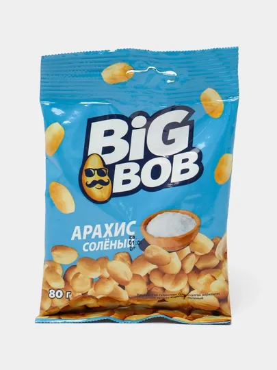 Арахис BIG BOB Соль, 80 гр — SNACKS1-P0D0A21