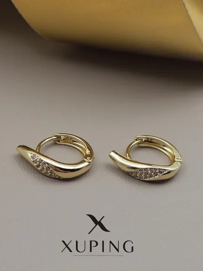 Серьги для девочек и женщин, Xuping — 1001PRT-XUPINGF-ГОРЧИЧ
