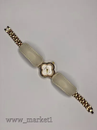 Женские наручные часы, в форме цветка, часы Van Cleef — WWWMARK-BEDA2-БЕЛЫЙ