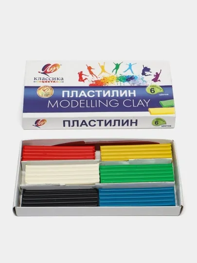 Пластилин для лепки Луч, 6, 8, 10, 12, 16