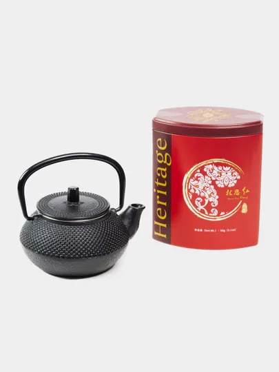 Набор чая Riantea Heritage Selection с чугунным чайником (88 г + 300 мл) — RIANTEA-287