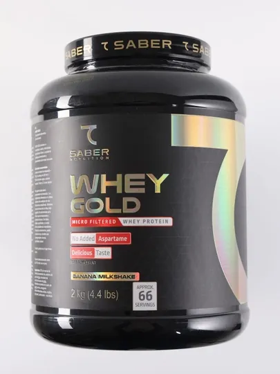 Протеин порошковый 7Saber, для набора мышечной массы Whey Gold, 2 кг
