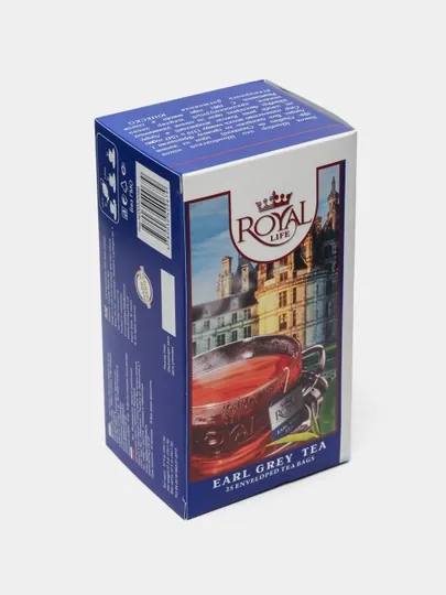 Чай Royal Life Earl Grey, 25 пакетиков