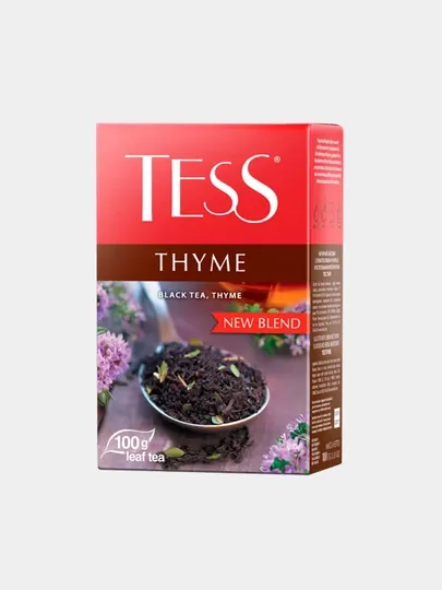 Черный чай Tess Thyme, листовой, 100 г