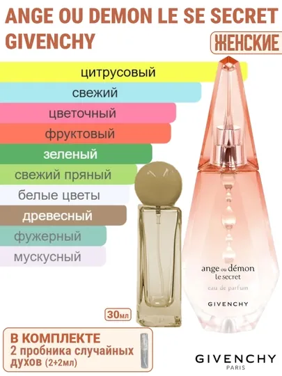 Духи масляные по мотивам Givenchy ange ou demon