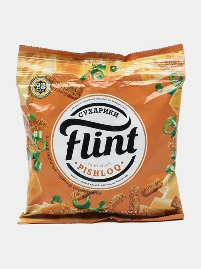 Сухарики Flint со вкусом сыра, 60 гр