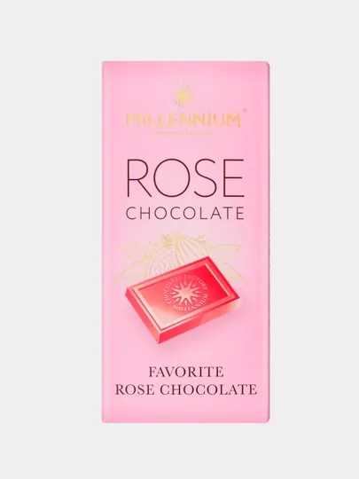 Шоколад Millennium Rose белый, 100 г