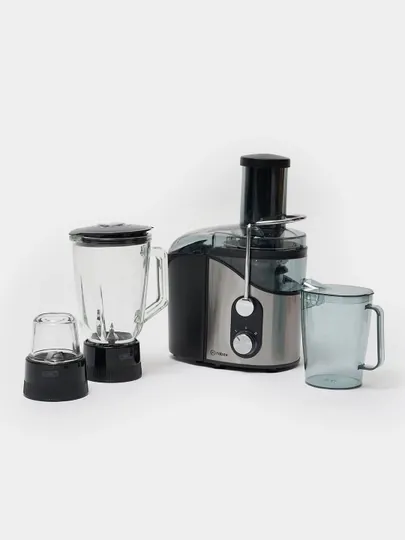 Соковыжималка, миксер и измельчитель, 3 в 1, Rabee RG-102, центробежная, 800 Вт