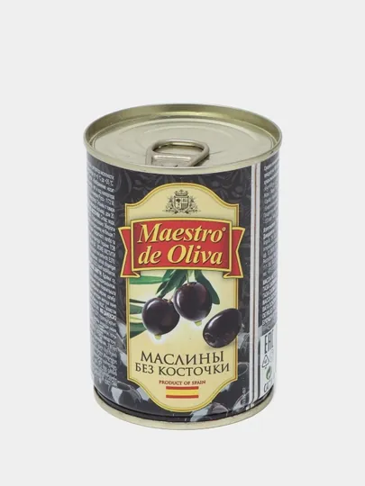 Маслины Maestro de Oliva без косточки, 280 г