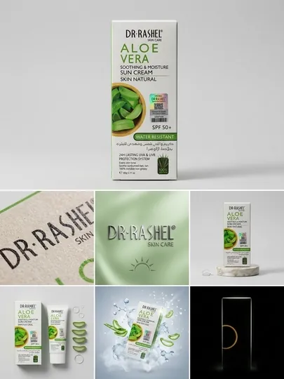 Солнцезащитный крем, Dr. Rashel Aloe Vera SPF 50+, 60 г