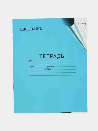 Тетрадь, 12 листов, 10 штук, в клетку, в линейку, в тонкую линейку