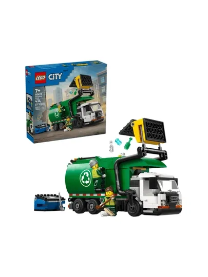 Конструктор LEGO City Мусоровоз для переработки 60495