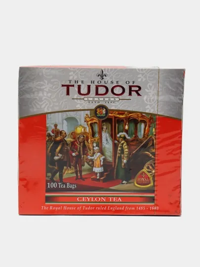 Чай Tudor Цейлон, 100 чайных пакетиков, 200 г