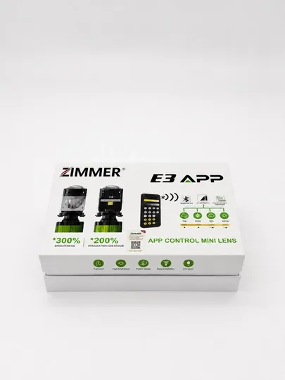 Автомобильные LED лампы H4 Mini Bi-LED с линзами Y7D, Zimmer, Y7 Max, Y7R — АВТОХАБ-LEDY7H4-ЛАЙМ