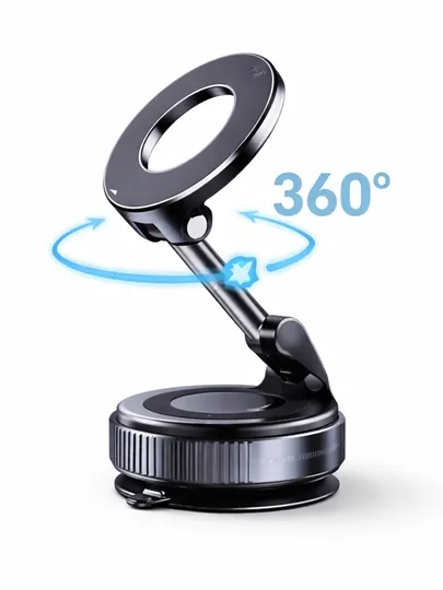 K007 Магнитный вакуумный держатель для телефона – 360° вращение