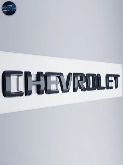 Авто наклейка черная, высокое качество Chevrolet