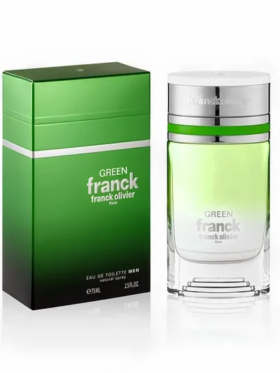 Franck Olivier Franck Green EDT, туалетная вода мужская, древесный 75 мл Франция