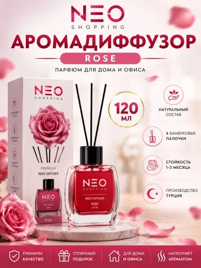 Освежитель воздуха "LOREVA" для дома, автомобиля и офиса — NEO1-LORIS-АЛЫЙ