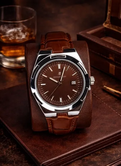 Мужские наручные часы Audemars Piguet — кварцевый механизм, элегантная и надёжная модель