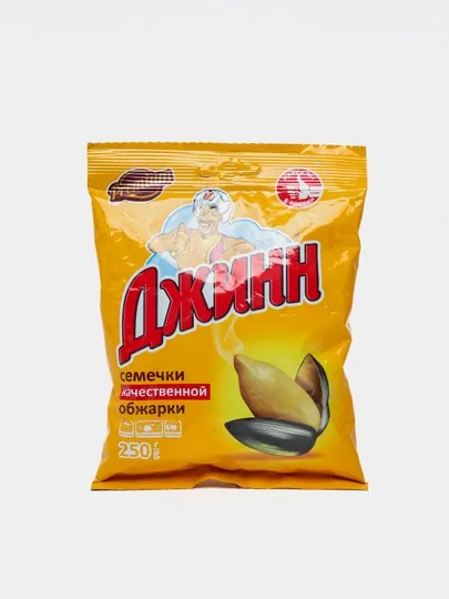Семечки подсолнечника жареные "Джинн", 250 г
