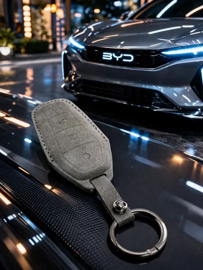 Чехол для ключа BYD  (материал бархат), кейс для пульта с брелком