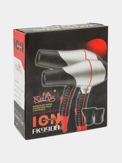 Фен FaKang, ION FK-9900, для сушки и укладки волос — DADSHOP-FEN099