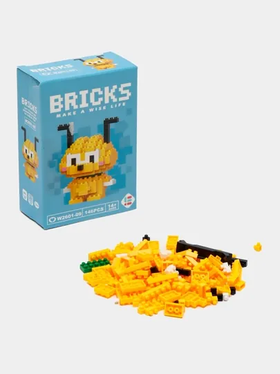Игрушка-конструктор из мини блоков 3D, 42 вида — 4HOME-967404-СВЕТЖЕЛ