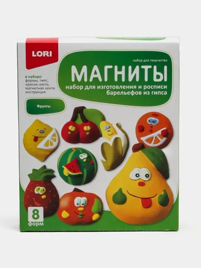 Фигурки на магнитах "Фрукты"