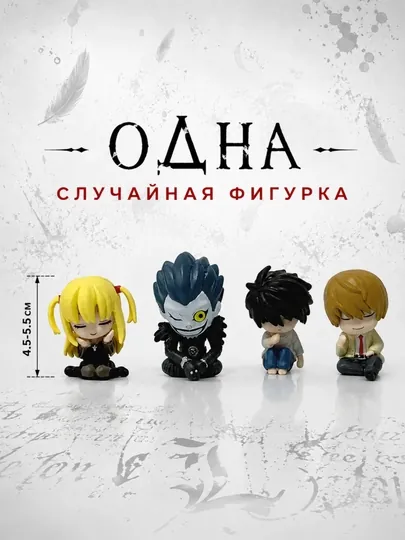 Сюрприз бокс аниме Тетрадь смерти (Death note) blind box коллекционная фигурка — AN1ME-DEATHNOTE
