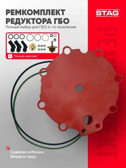 Ремкомплект редуктора R01 ГБО STAG, полный комплект для ГБО 4 поколения